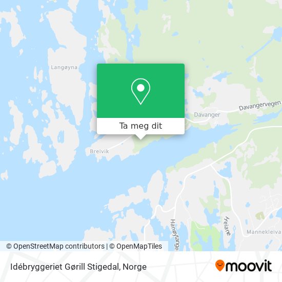 Idébryggeriet Gørill Stigedal kart