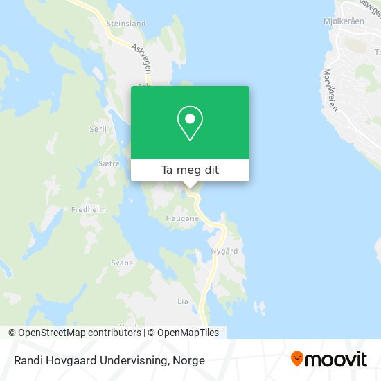 Randi Hovgaard Undervisning kart