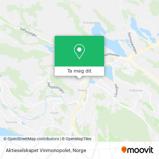 Aktieselskapet Vinmonopolet kart