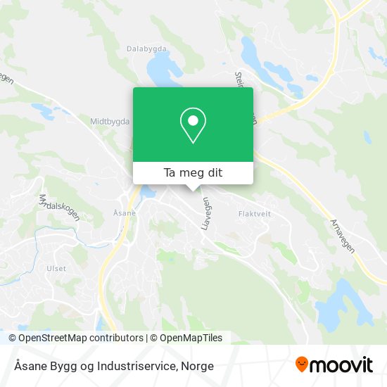 Åsane Bygg og Industriservice kart