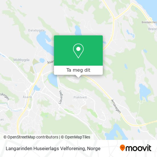 Langarinden Huseierlags Velforening kart