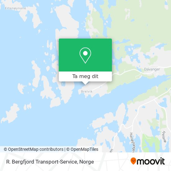 R. Bergfjord Transport-Service kart