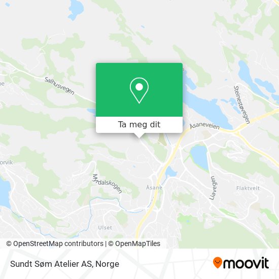 Sundt Søm Atelier AS kart