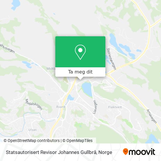 Statsautorisert Revisor Johannes Gullbrå kart