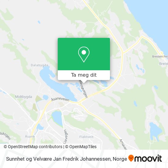 Sunnhet og Velvære Jan Fredrik Johannessen kart