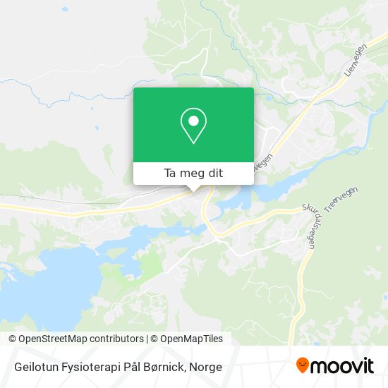 Geilotun Fysioterapi Pål Børnick kart