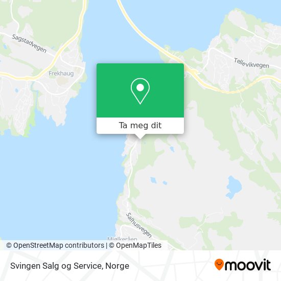 Svingen Salg og Service kart