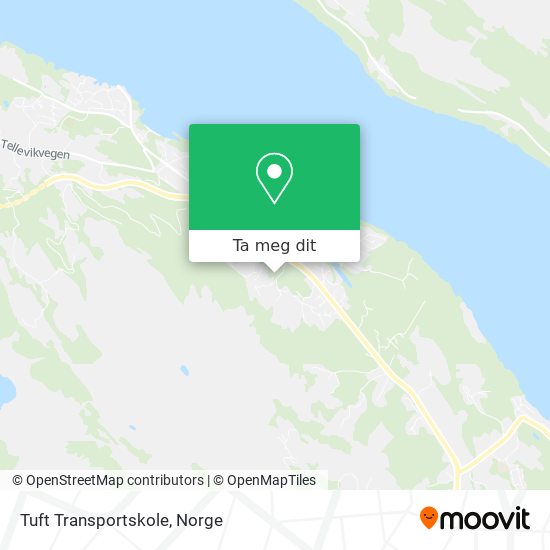Tuft Transportskole kart
