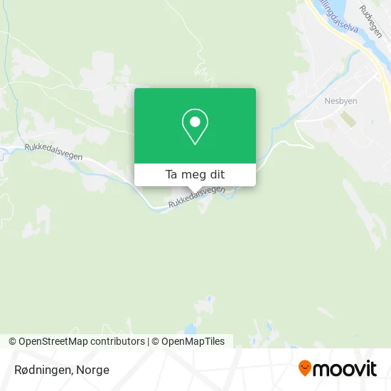 Rødningen kart