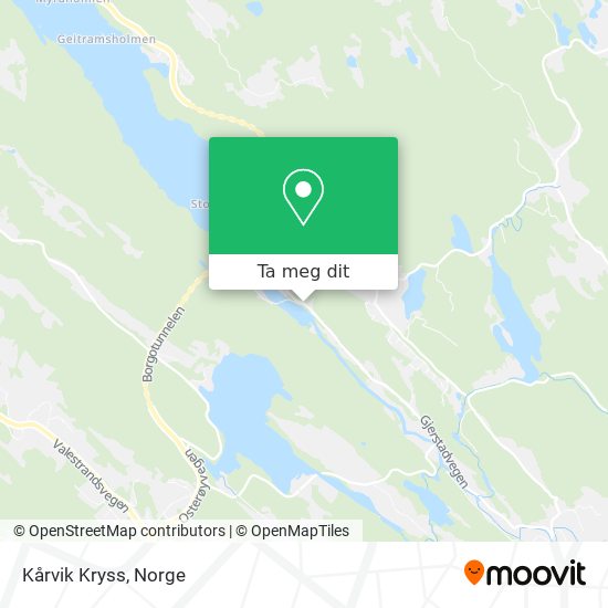 Kårvik Kryss kart