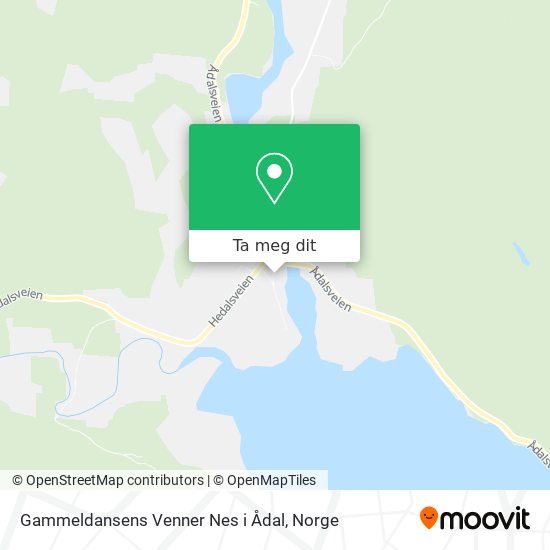 Gammeldansens Venner Nes i Ådal kart