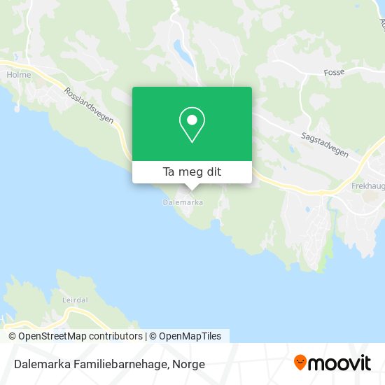 Dalemarka Familiebarnehage kart