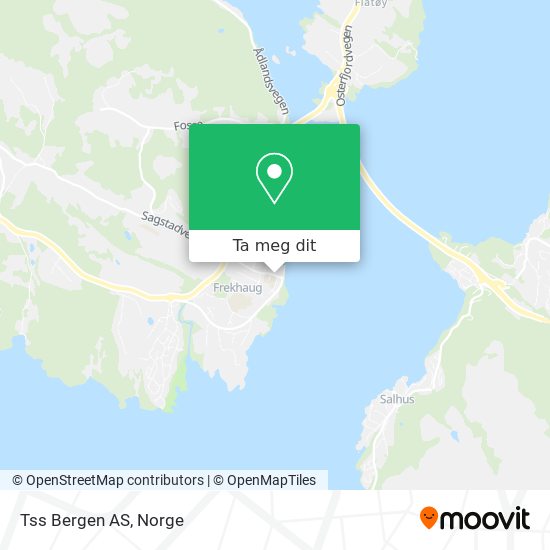 Tss Bergen AS kart