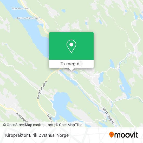 Kiropraktor Eirik Øvsthus kart