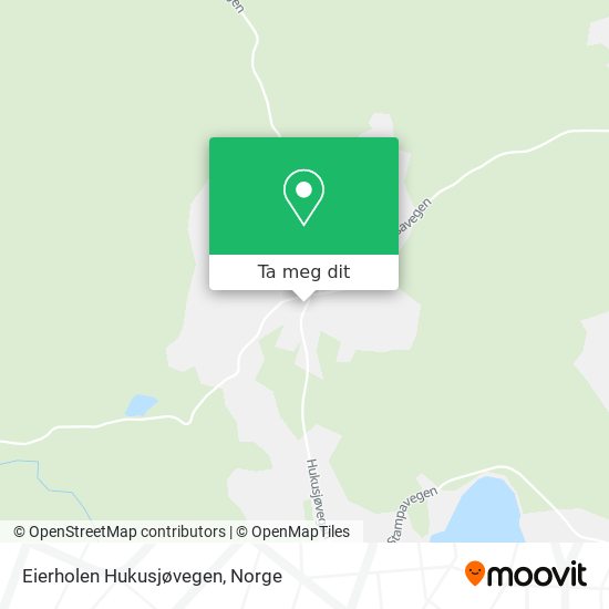 Eierholen Hukusjøvegen kart