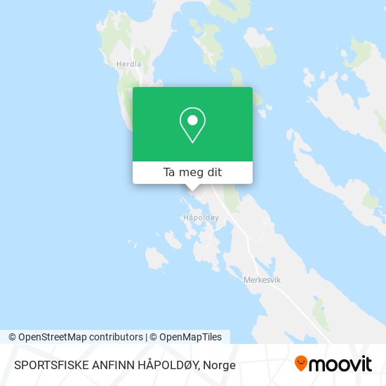 SPORTSFISKE ANFINN HÅPOLDØY kart