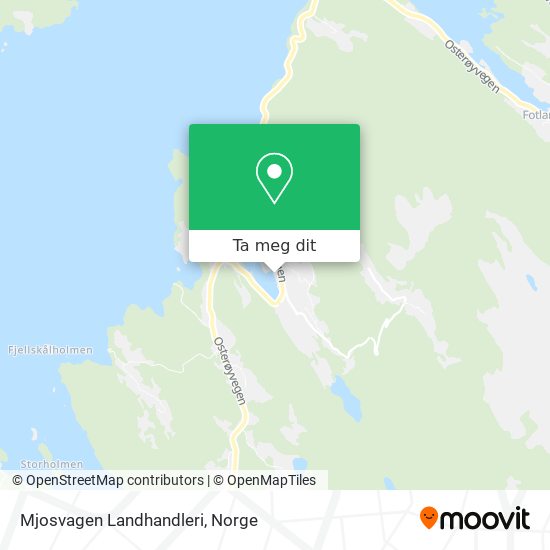 Mjosvagen Landhandleri kart