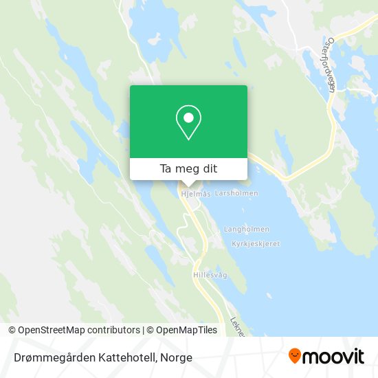 Drømmegården Kattehotell kart