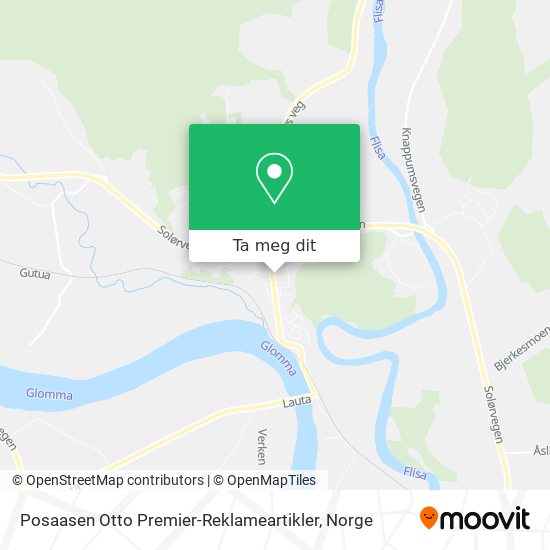 Posaasen Otto Premier-Reklameartikler kart