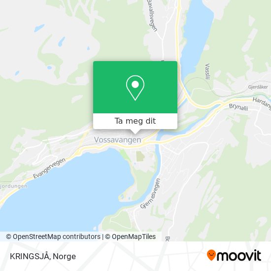 KRINGSJÅ kart