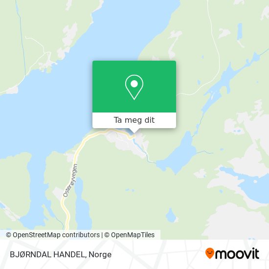 BJØRNDAL HANDEL kart