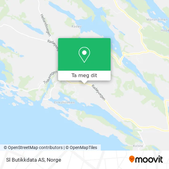 Sl Butikkdata AS kart