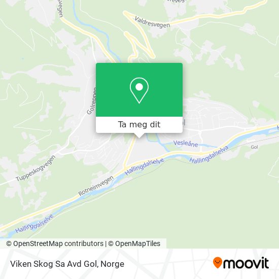 Viken Skog Sa Avd Gol kart