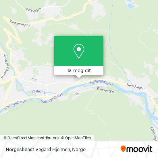 Norgesbeast Vegard Hjelmen kart