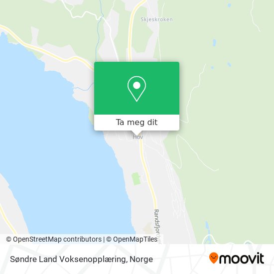 Søndre Land Voksenopplæring kart