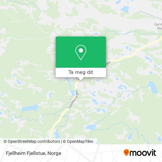 Fjellheim Fjellstue kart