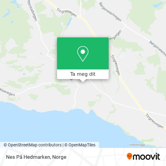 Nes På Hedmarken kart