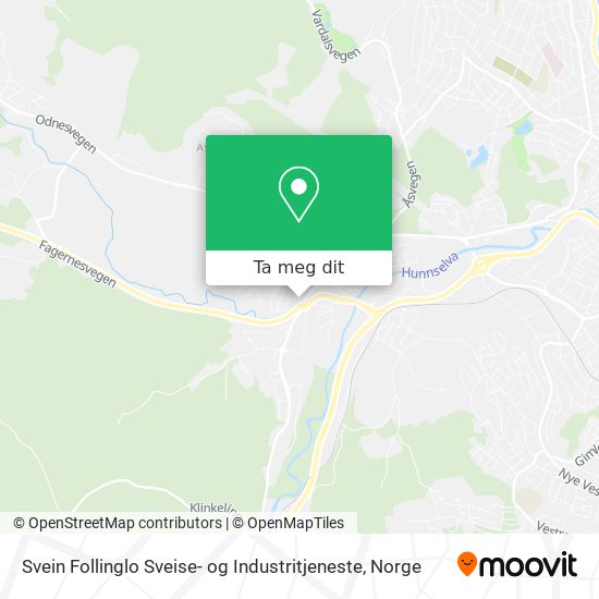 Svein Follinglo Sveise- og Industritjeneste kart