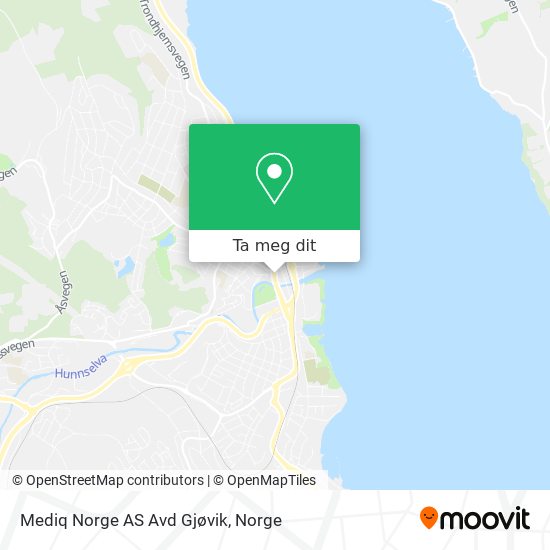 Mediq Norge AS Avd Gjøvik kart
