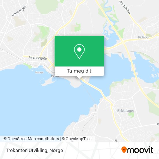 Trekanten Utvikling kart