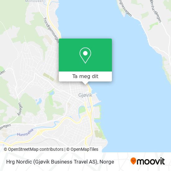 Hrg Nordic (Gjøvik Business Travel AS) kart