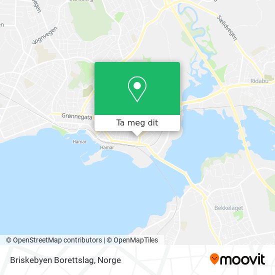 Briskebyen Borettslag kart