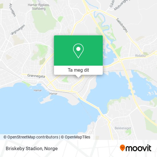 Briskeby Stadion kart