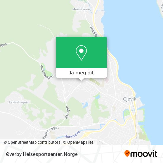 Øverby Helsesportsenter kart