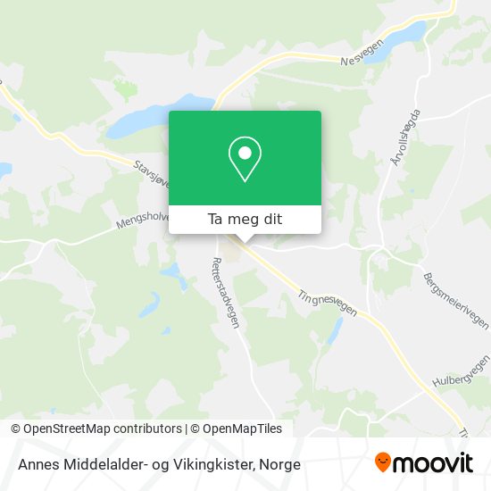 Annes Middelalder- og Vikingkister kart