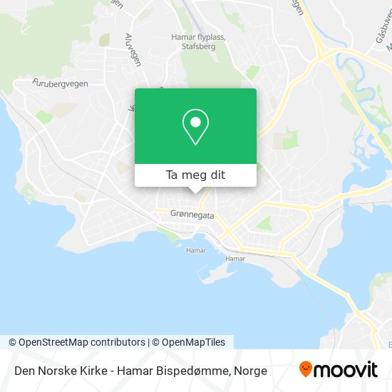 Den Norske Kirke - Hamar Bispedømme kart