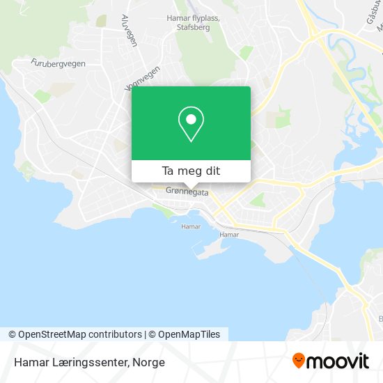 Hamar Læringssenter kart