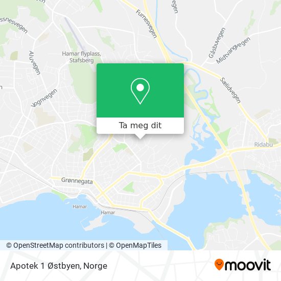 Apotek 1 Østbyen kart