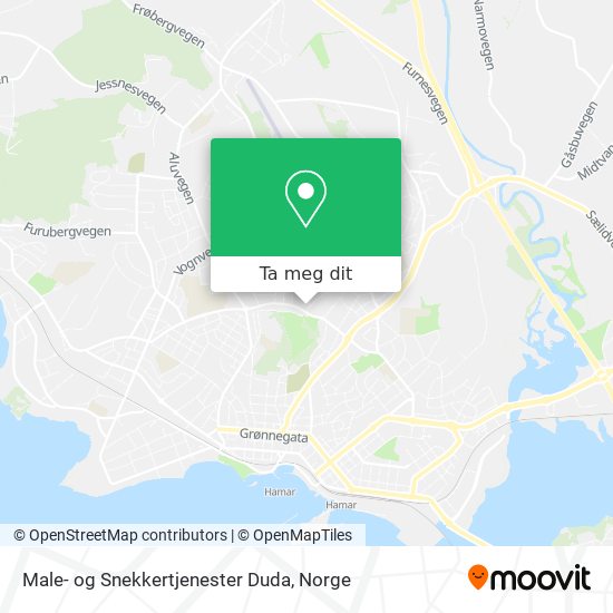 Male- og Snekkertjenester Duda kart