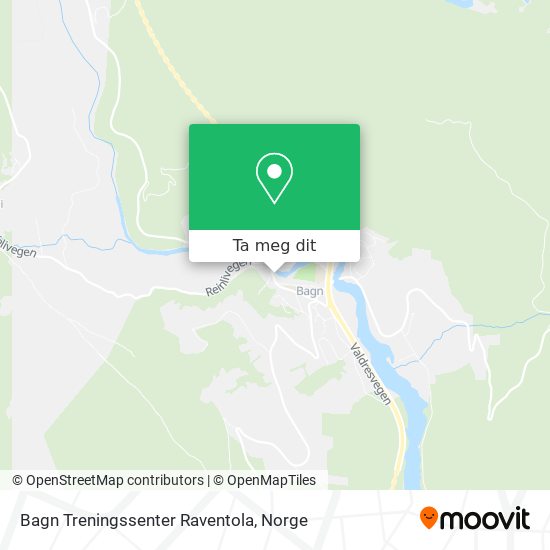 Bagn Treningssenter Raventola kart
