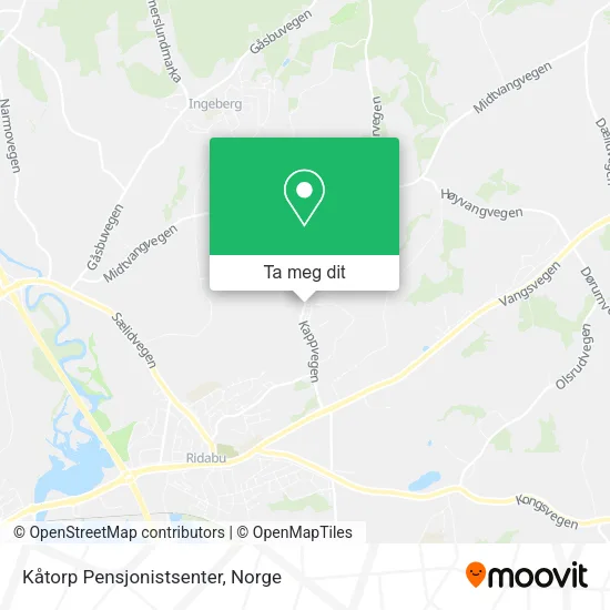 Kåtorp Pensjonistsenter kart