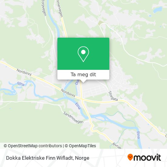 Dokka Elektriske Finn Wifladt kart