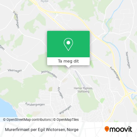 Murerfirmaet per Egil Wictorsen kart