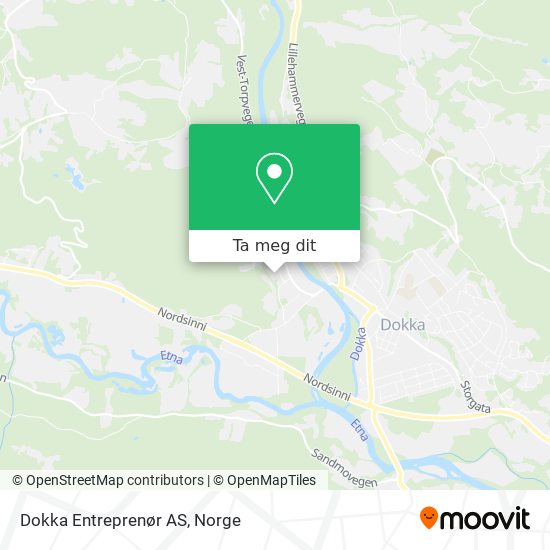Dokka Entreprenør AS kart
