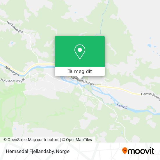 Hemsedal Fjellandsby kart