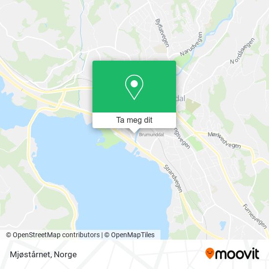 Mjøstårnet kart